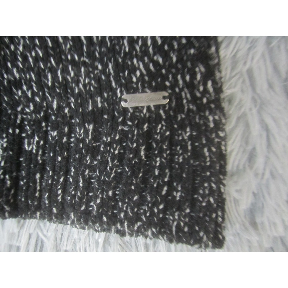 Eddie Bauer Sweater Womens Large Gray Open Front Knit Lounge Cardigan Pockets - Picture 2 of 9